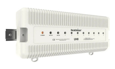 Heatmiser Uh8 8-Zone Wiring Centre For 230V ThermostatsDin-Rail Mount. from B&Q