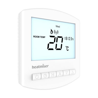 Heatmiser Slimline-Rf Wireless Programmable Thermostat from B&Q