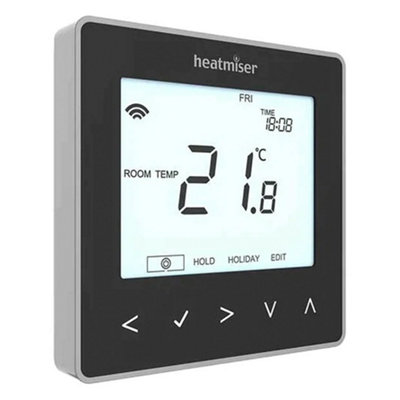 Heatmiser Neostat V3 Programmable ThermostatBlack Neostat V3-Black from B&Q
