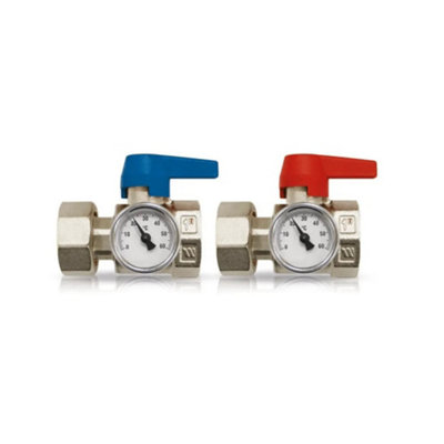 Prowarm Ball Valve & Temperature Gauge from B&Q