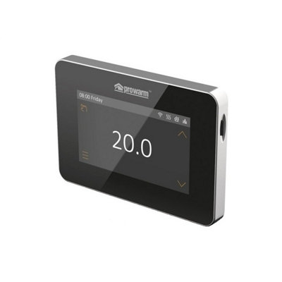 Prowarm Protouch-V2 Touchscreen Thermostat Black from B&Q