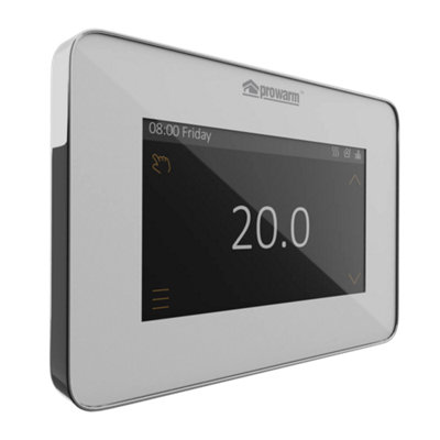 Prowarm Protouch-V2 Wifi Touchscreen Thermostat Black from B&Q