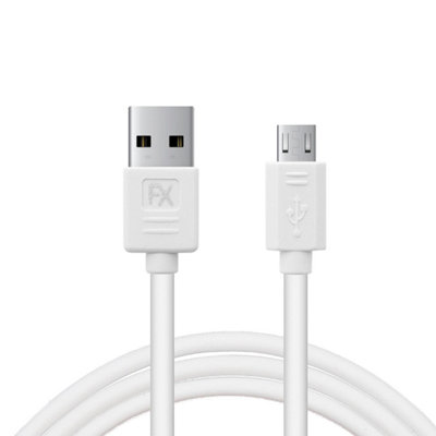  - Fx Powabud Usb Data Cable For Micro Usb DevicesWhite