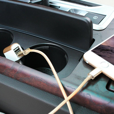  - Fx Factory Powabud Twin Socket Usb 2.1A Car ChargerGold