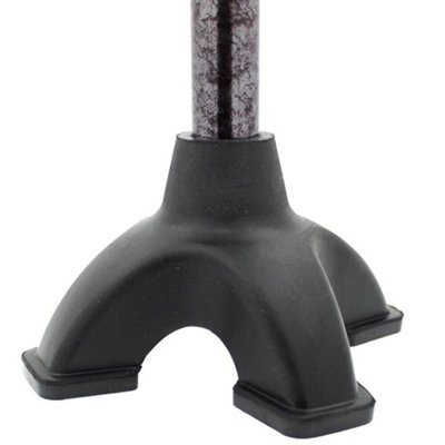 B&Q 19mm 3/4" Heavy Duty Large Based High Grip Rubber Ferrule Tip For Walking Sticks