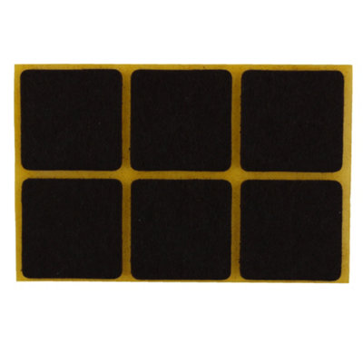 Furniture Feet Felt Pads Floor Protectors Self Adhesive (30mm36 Pads) from B&Q