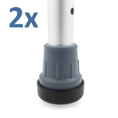 2X Zimmer Walking Frame GlidesFits Over 45mm Base Ferrule For Easy Movement from B&Q