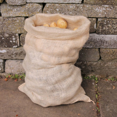 Gardening Naturally Large Hessian Potato Sack 50Kg (Pack Of 10) from B&Q