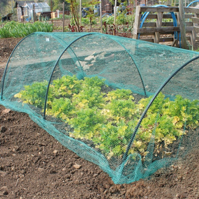 Gardening Naturally Black Hoop TunnelNo Netting2.7M from B&Q