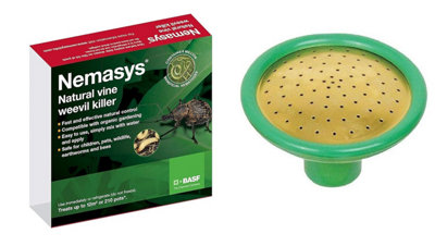 Gardening Naturally Vine Weevil Nematodes 12 Sqm + Coarse Watering Can Rose Garden Pest Control from B&Q