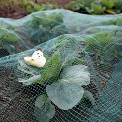 Gardening Naturally Soft Butterfly Netting Green (4M X 5M) from B&Q