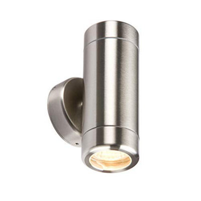 Luminosa Ing Luminosa Stainless Steel Up & Down Gu10 Fitting, 230V Ip65 Light