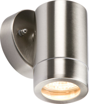 Generic 230V Ip65 Lightweight Stainless Steel Fixed Gu10 35W Fitting from B&Q