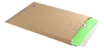 Clark Blake Purely Packaging 353 X 250 mm Corrugated Envelopes Plastic Free Peel & Seal Tamper Evident Recycled (Pce40) Brown Kraft - from B&Q
