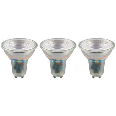 Crompton Lamps Led Gu10 Bulb 4W Dimmable Warm (50W Eqv) (3 Pack) White