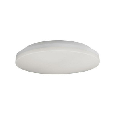 Phoebe Led Bulkhead 12W Savoca Cct Microwave Sensor Tri-Colour Cct Diffused White from B&Q