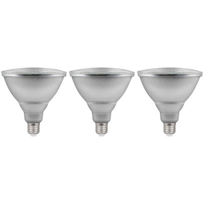 Crompton Lamps Led Par38 Reflector 15.5W E27 Dimmable Warm White Prismatic (3 Pack) from B&Q
