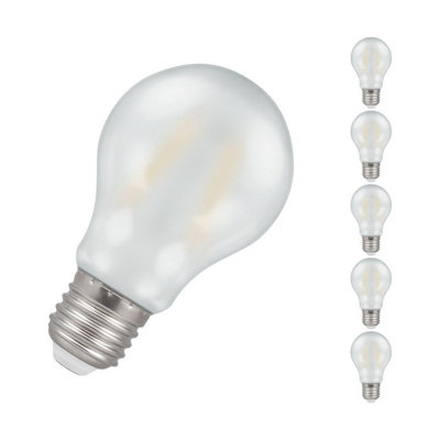 Crompton Lamps Led Gls 4.2W E27 Filament (5 Pack) Pearl Warm White (40W Eqv) from B&Q