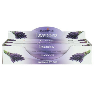 Something Different Set Of 6 Packets Of Elements Lavender Incense Sticks from B&Q