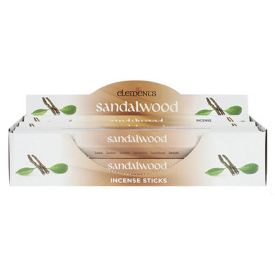 Something Different Set Of 6 Packets Of Elements Sandalwood Incense Sticks from B&Q