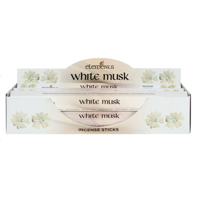 B&Q -  Set Of 6 Packets Of Elements White Musk Incense Sticks