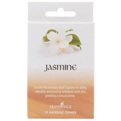Something Different Set Of 12 Packets Of Elements Jasmine Incense Cones from B&Q