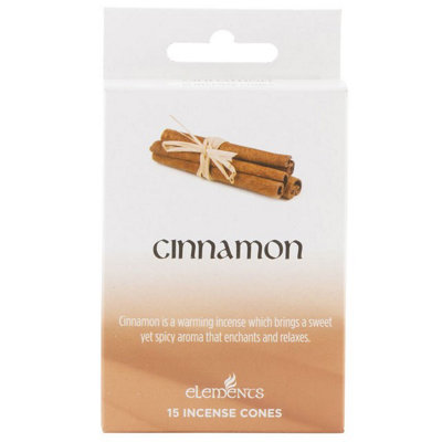 Something Different Set Of 12 Packets Of Elements Cinnamon Incense Cones from B&Q