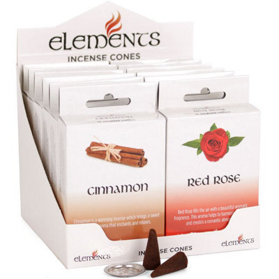 Something Different Set Of 12 Packets Of Elements Incense Cones Mixed Fragrances from B&Q
