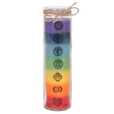 B&Q -  Tall Chakra Candle Holder Design