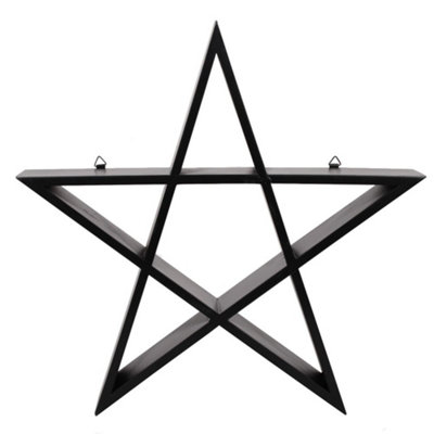 Something Different Pentagram Wall Shelf Decorative Piece from B&Q