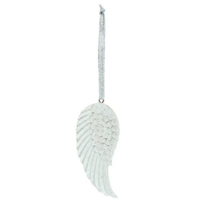 B&Q -  Glitter Angel Wing Hanging Decoration