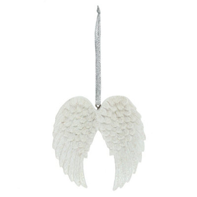 Something Different Double Glitter Angel Wing Hanging Decoration from B&Q