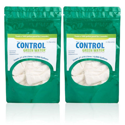 Swell Uk Control Green Water Pond Treatment Twin Pack from B&Q