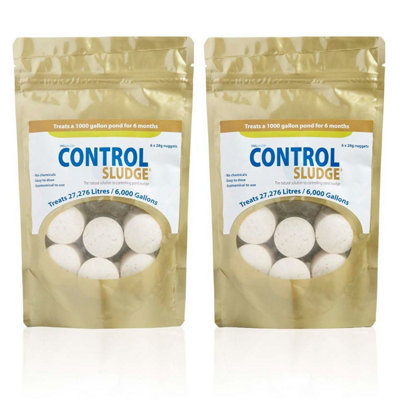 Swell Uk Control Sludge Pond Treatment Twin Pack from B&Q