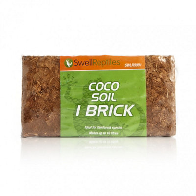 Swell Reptiles Coco Soil Brick 650G from B&Q