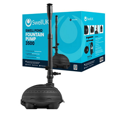 Swell Fountain Pump3500Lph For Garden Pond Fish Koi from B&Q