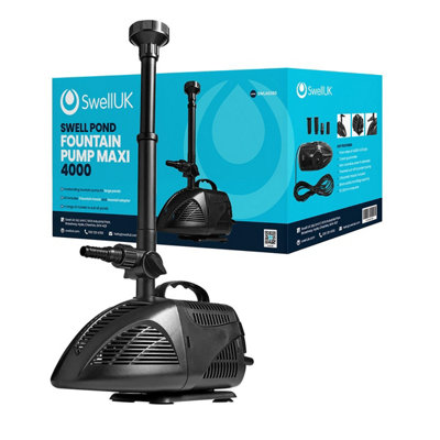 Swell Fountain Pump 4000LphMaxi Pond Pump For Garden Fish Pond from B&Q