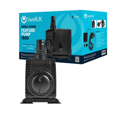 Swell Uk Pond Feature Pump 1500 from B&Q