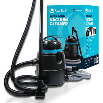 Swell Compact Pond Vac Wet And DryPowerful Pond Vacuum For Sludge And Algae Remover With Accessories For Garden Fish Ponds from B&Q