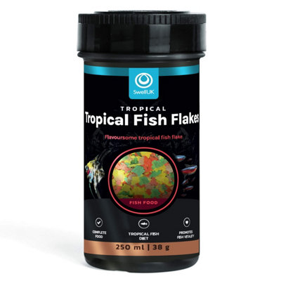 Swell Uk Tropical Fish Flakes 250Ml/38G from B&Q