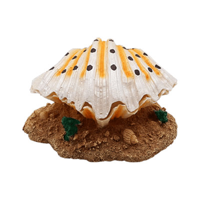 Swell Resin Clamshell Aquarium Decor from B&Q