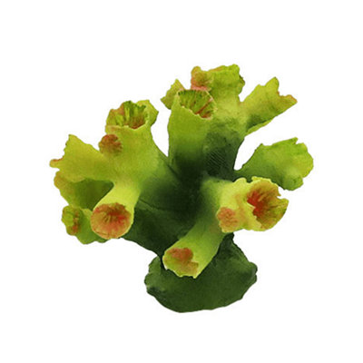Swell Artificial Green Coral For Aquarium from B&Q