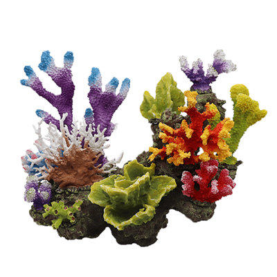 Swell Artificial Medium Coral Reef Set For Aquarium from B&Q
