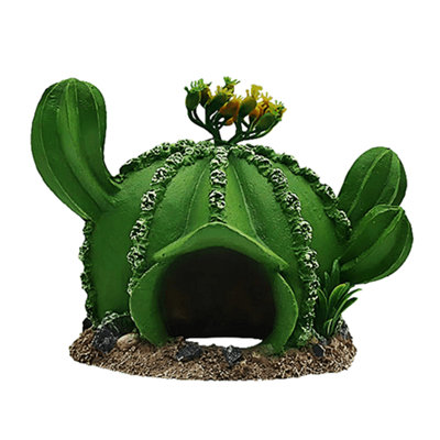 Swell Resin Cactus Cave Aquarium Decor from B&Q