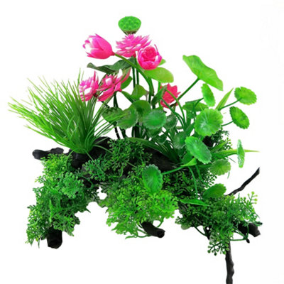 Swell Flowering Combination Bush Artificial Plant from B&Q