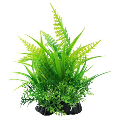 Swell Leafy Green Fern Artificial Plant from B&Q