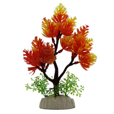 Swell Orange Pinecone Tree Artificial Plant from B&Q