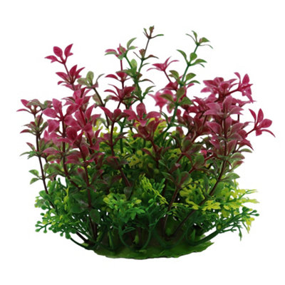 Swell Red Ludwigia Combination Artificial Plant from B&Q
