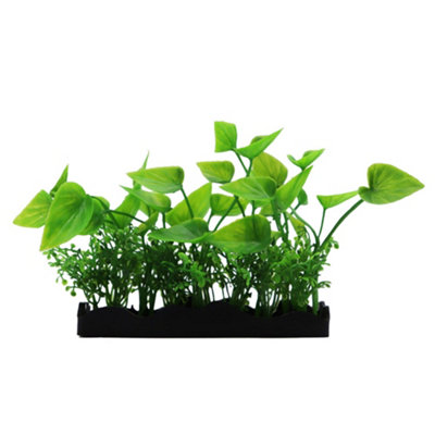 Swell Green Banyan Leaves Artificial Plant Tray from B&Q