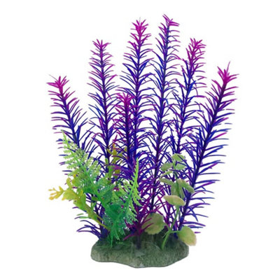 Swell Purple Narrow-Leaf Rotala Artificial Plant from B&Q
